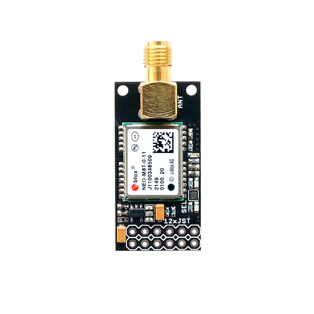 NEO-M8T InCase PIN series TIME & RAW receiver board (RTK ready)