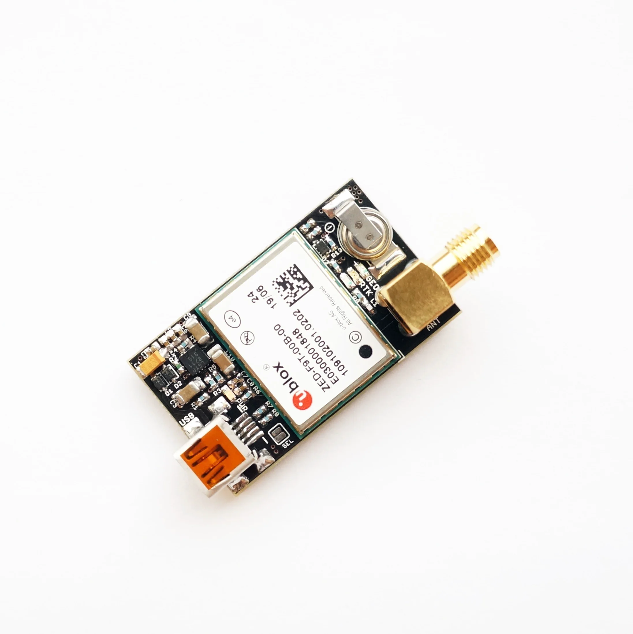 ZED-F9T-10B L1/L5/E5a high accuracy timing module with SMA