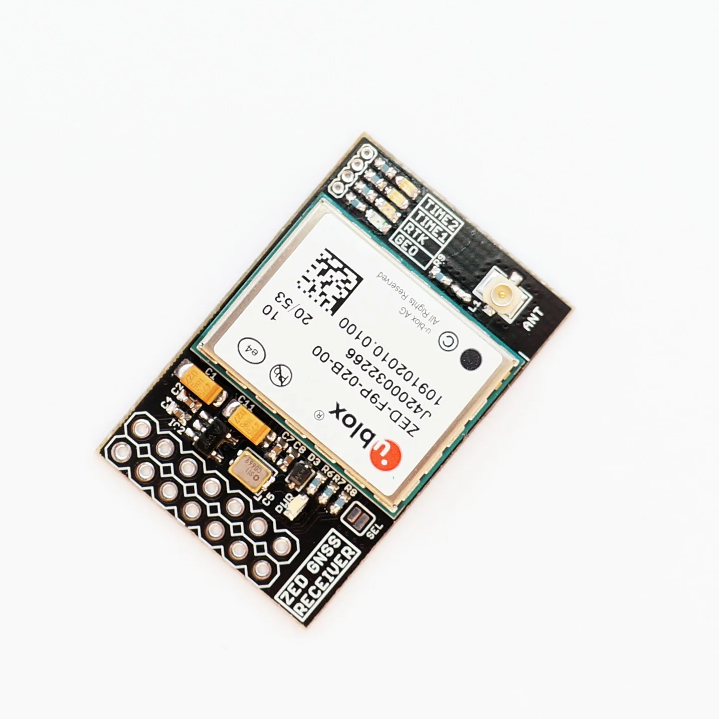 ZED-F9P RTK InCase PIN GNSS receiver board with IPEX (U.FL) with SAFEBoot pin - Image 2