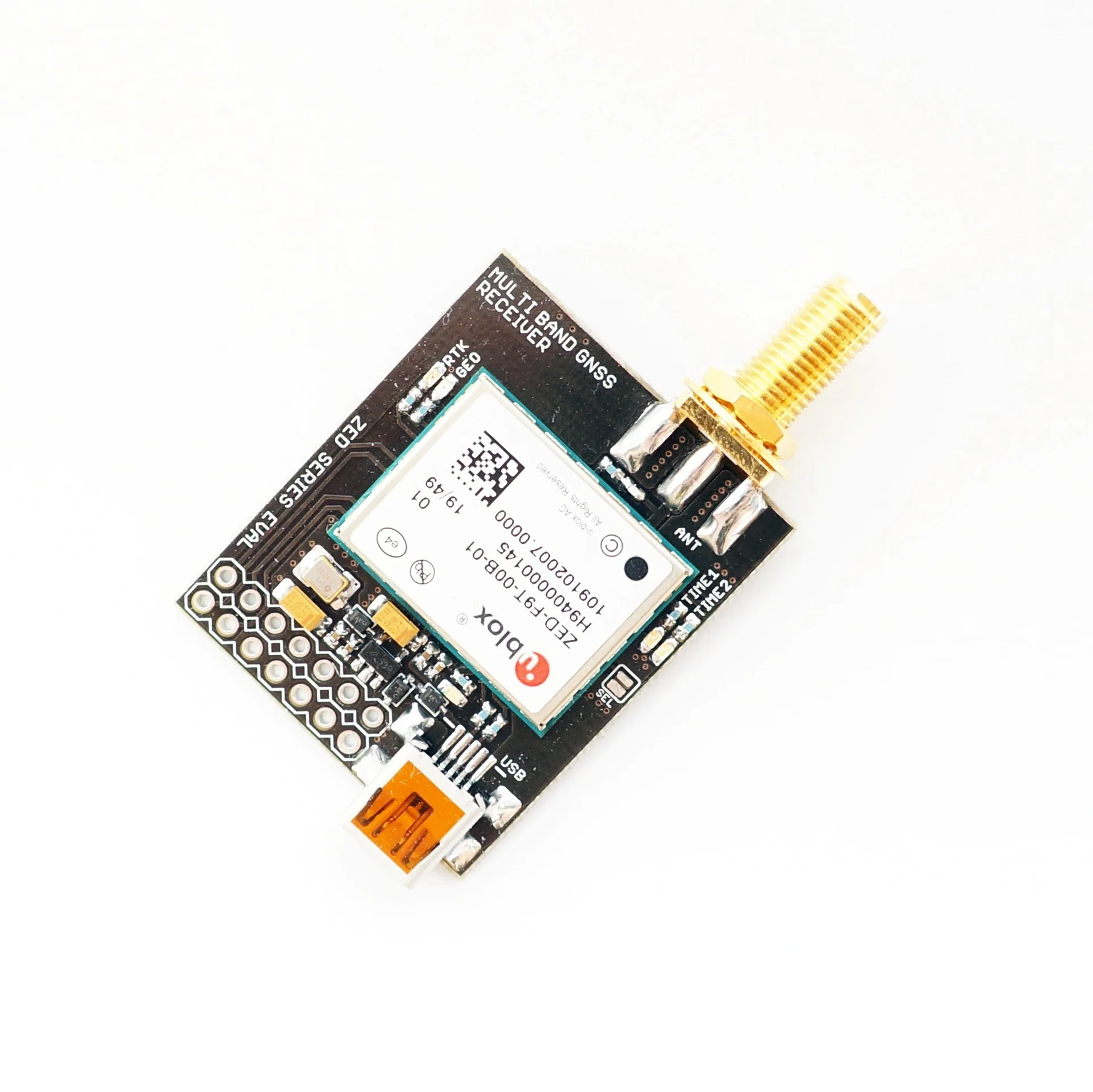 ZED-F9T-10B L1/L5/E5a 5G InCase PIN timing module with SMA and USB - Image 2