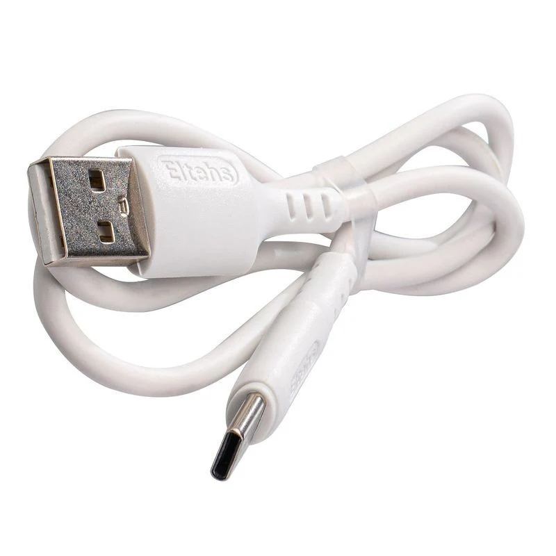 USB-C to USB A liquid silicone cable 0.5m (white)