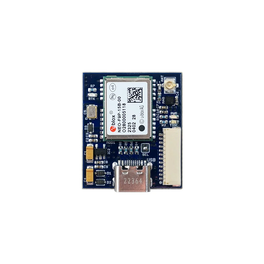 NEO-F9P-15B USB C Multi-band L1,L5 RTK GNSS U.FL antenna LIS3MDL - Image 2