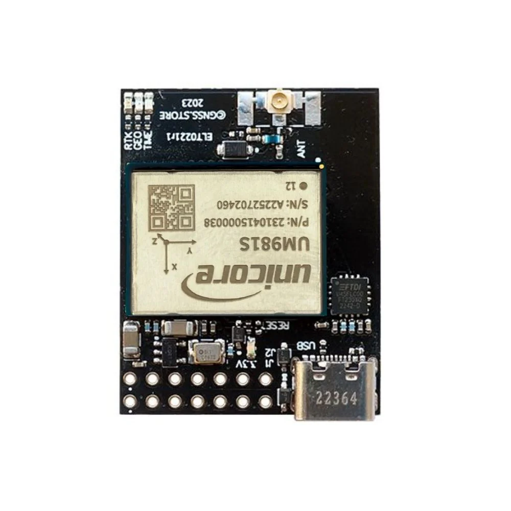 UM981 RTK InCase PIN GNSS receiver board with USB C