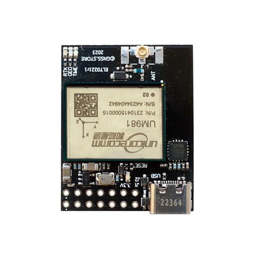 UM981 RTK InCase PIN GNSS receiver board with USB C - Image 3