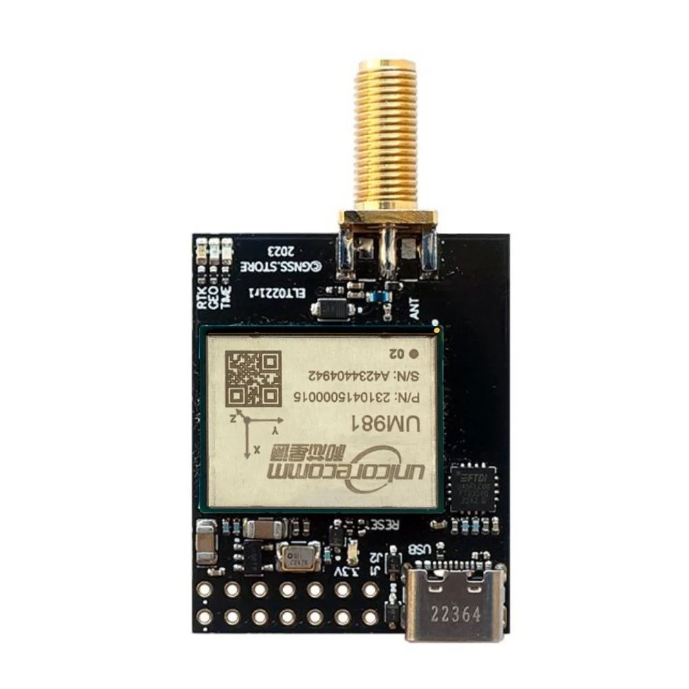 UM981 RTK InCase PIN GNSS receiver board with USB C - Image 4