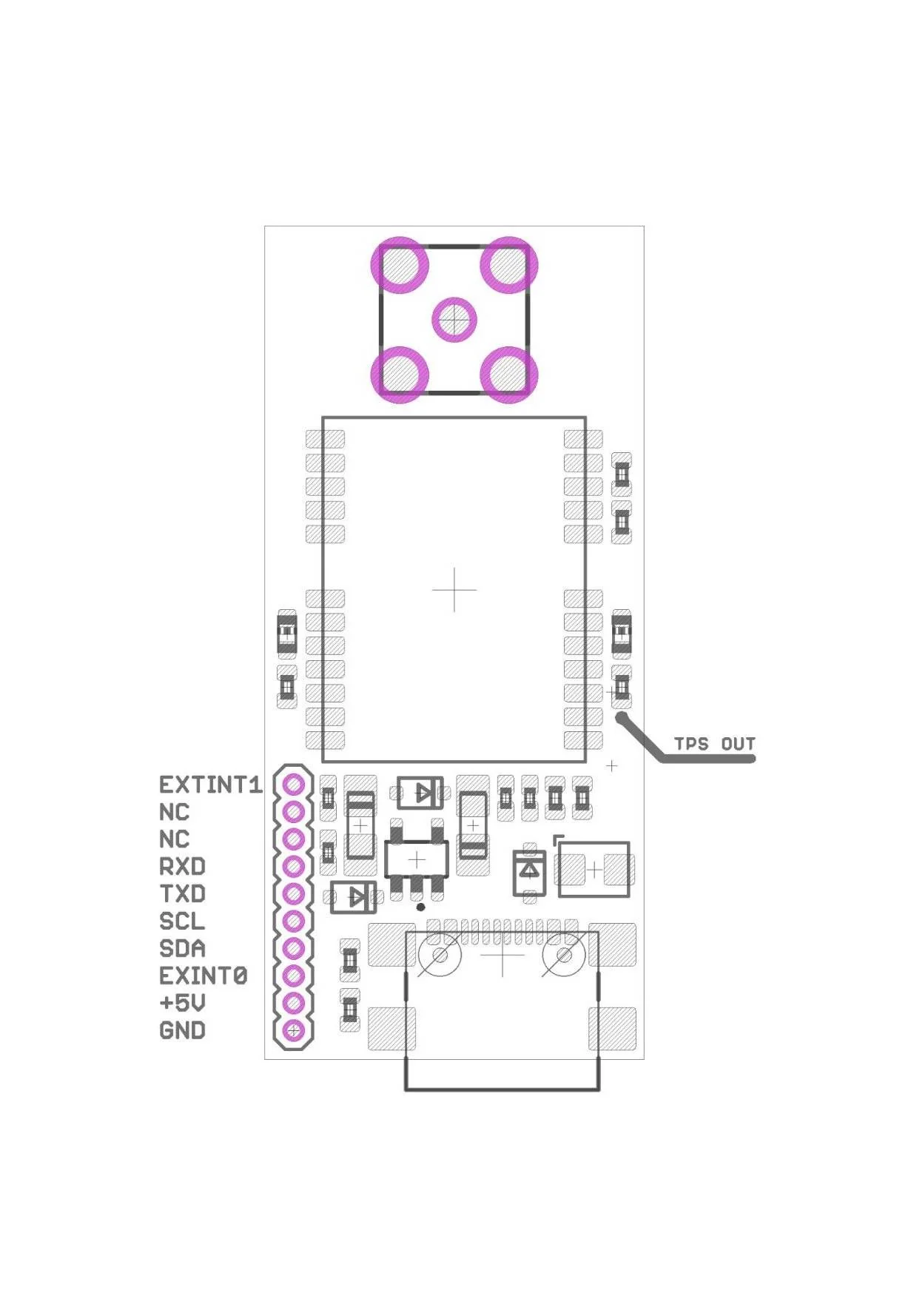 NEO-M8T TIME and RAW receiver board with SMA (RTK ready) - Image 3