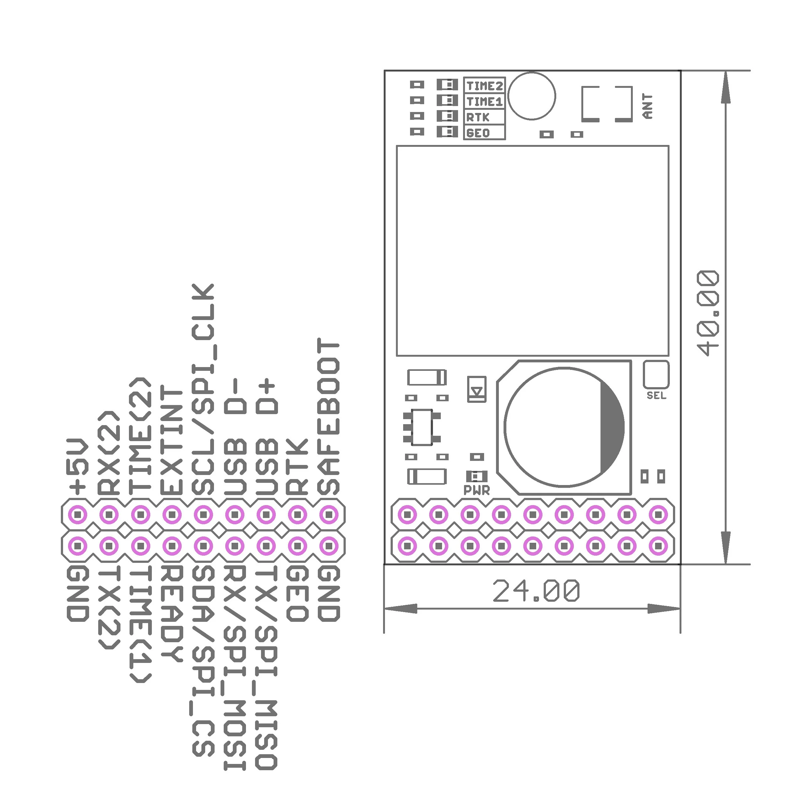 ZED-F9H INDUSTRIAL GNSS InCase PIN module for heading applications with IPEX (U.FL) - Image 3