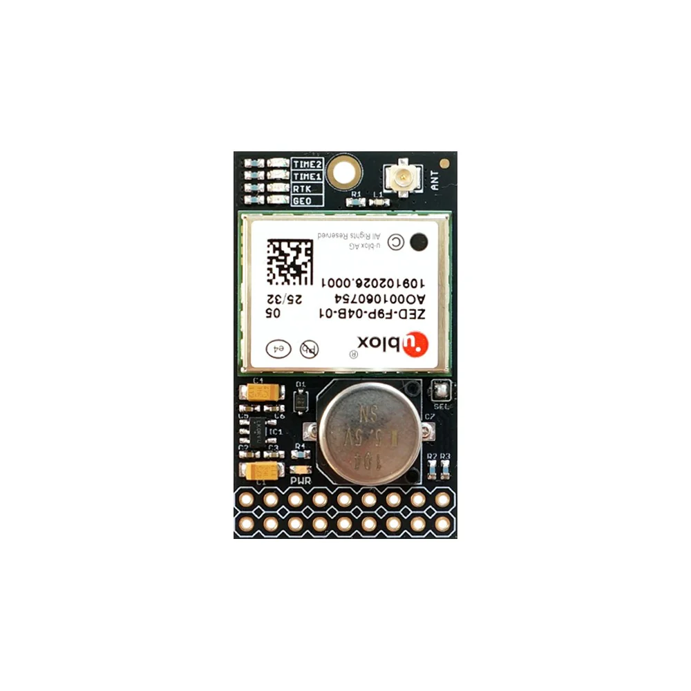 ZED-F9P INDUSTRIAL RTK InCase PIN GNSS receiver board with IPEX (U.FL) Base or Rover