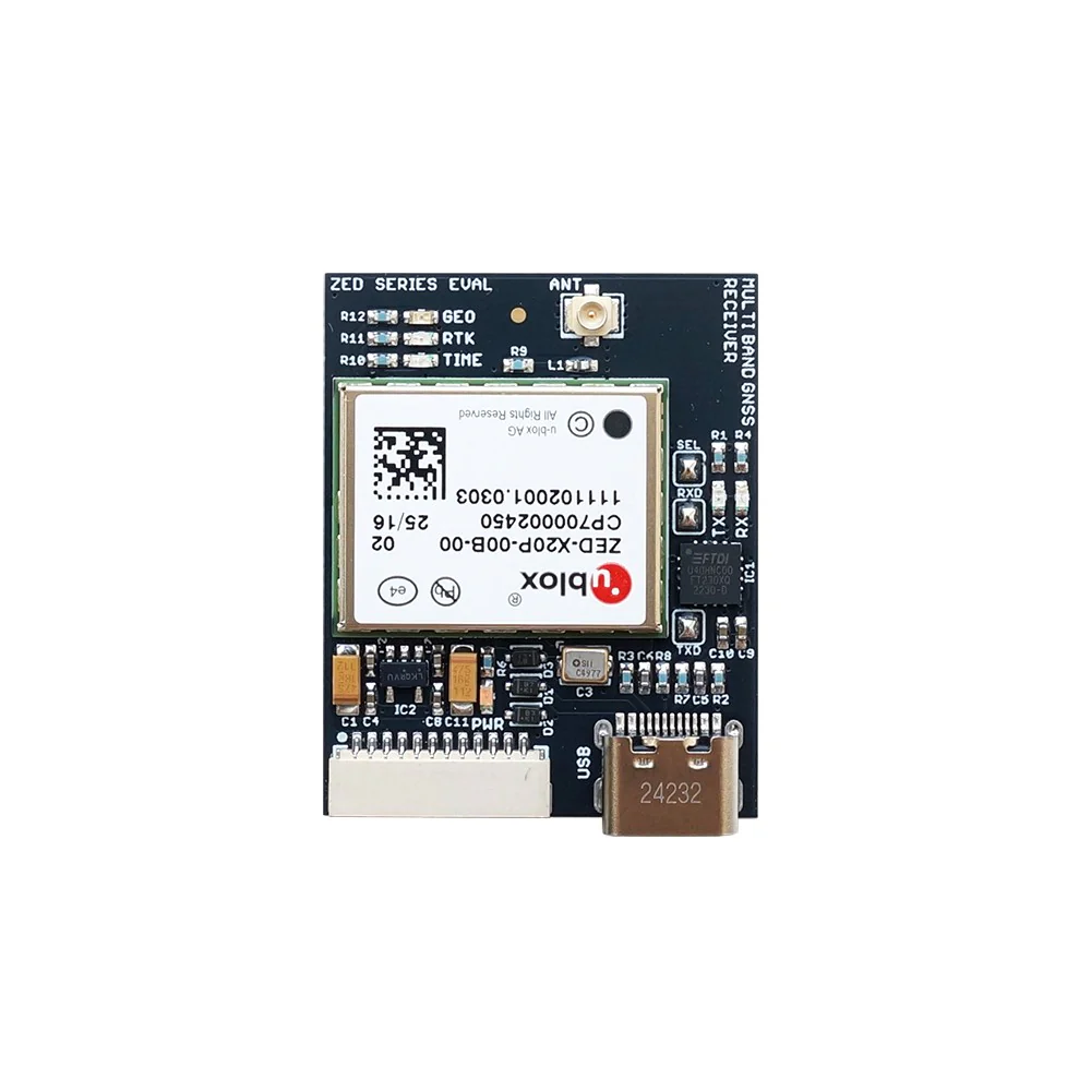 ZED-X20P all-band high precision GNSS module with UF.L and USB C - Image 2