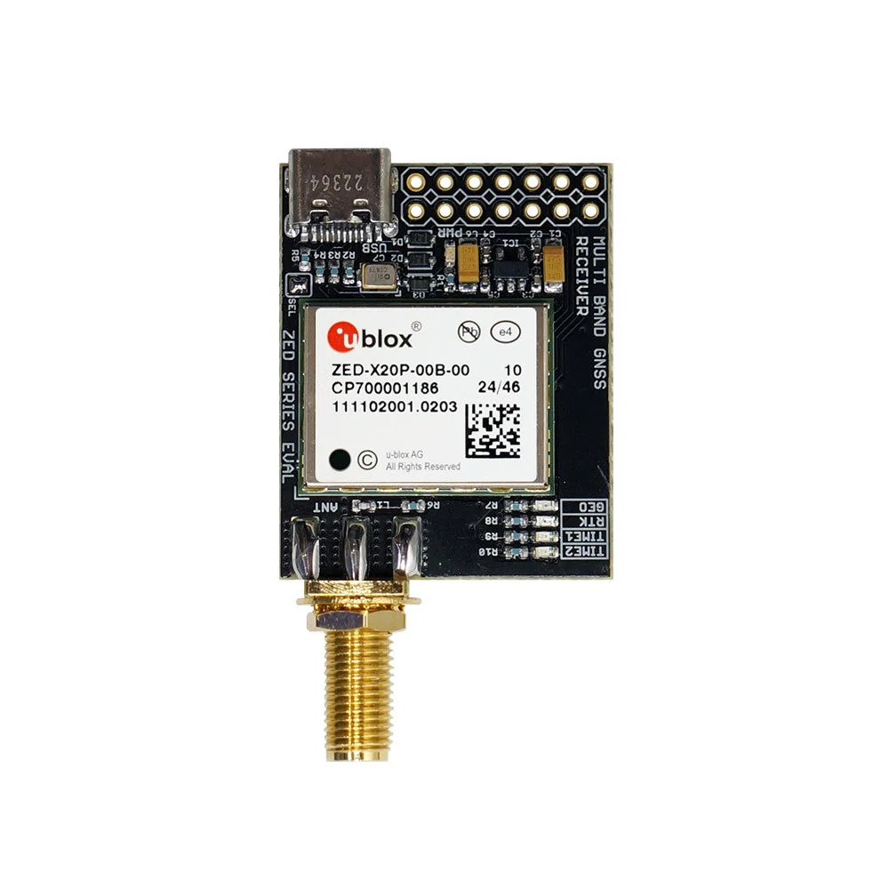 ZED-X20P all-band high precision GNSS module with SMA and USB C