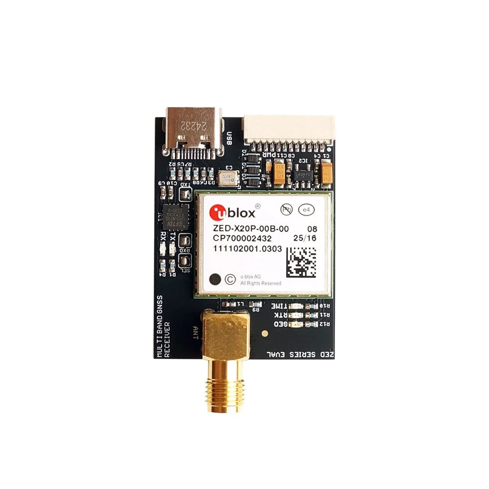 ZED-X20P all-band high precision GNSS module with SMA, JST and USB C - Image 2