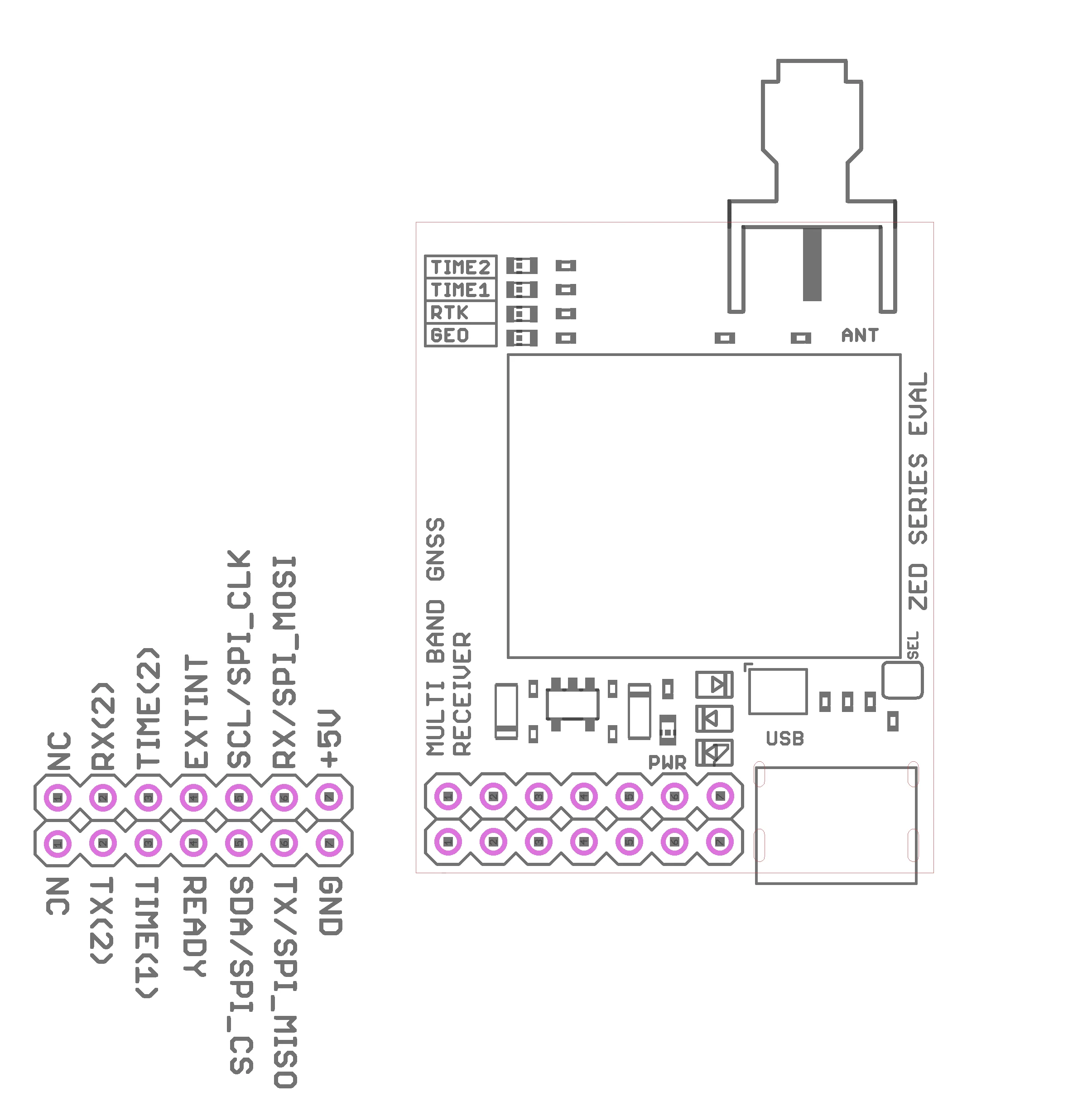 ZED-F9T-10B L1/L5/E5a 5G timing module with SMA and USB C - Image 3