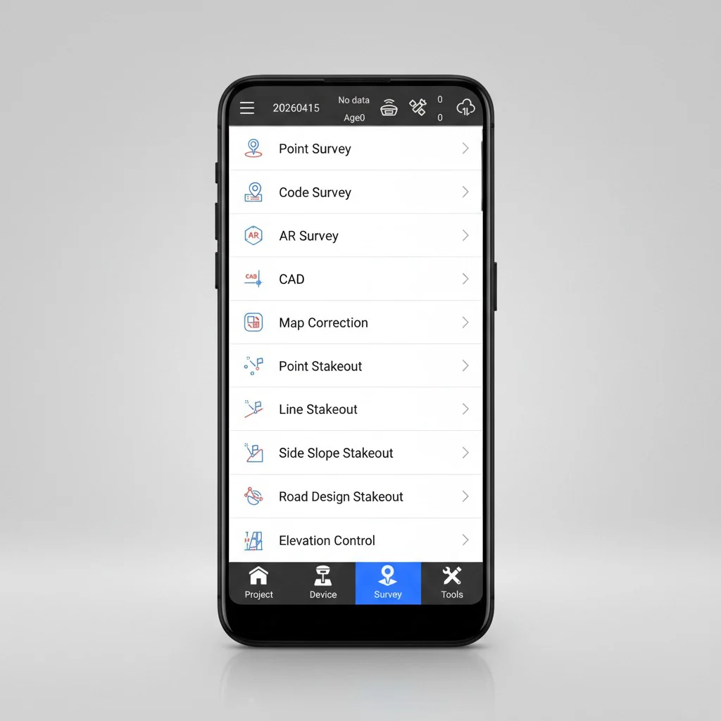 SurPad 4.2 - Android App for Surveying, Mapping & Road Design - Image 6