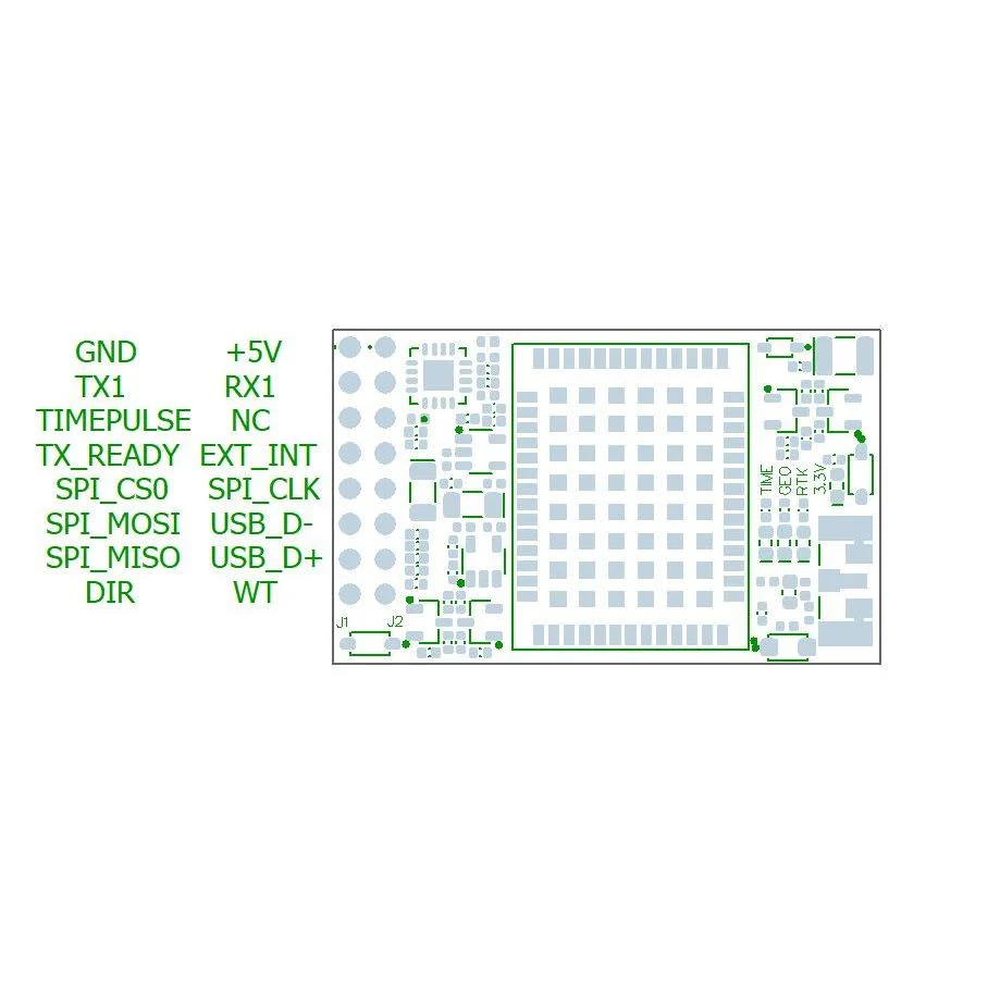 M21 RTK with IMU InCase PIN GNSS receiver board - Image 5