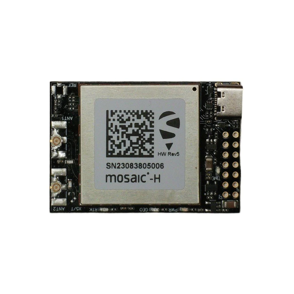 mosaic-H Dual Channel RTK InCase PIN GNSS receiver board with USB C - Image 2
