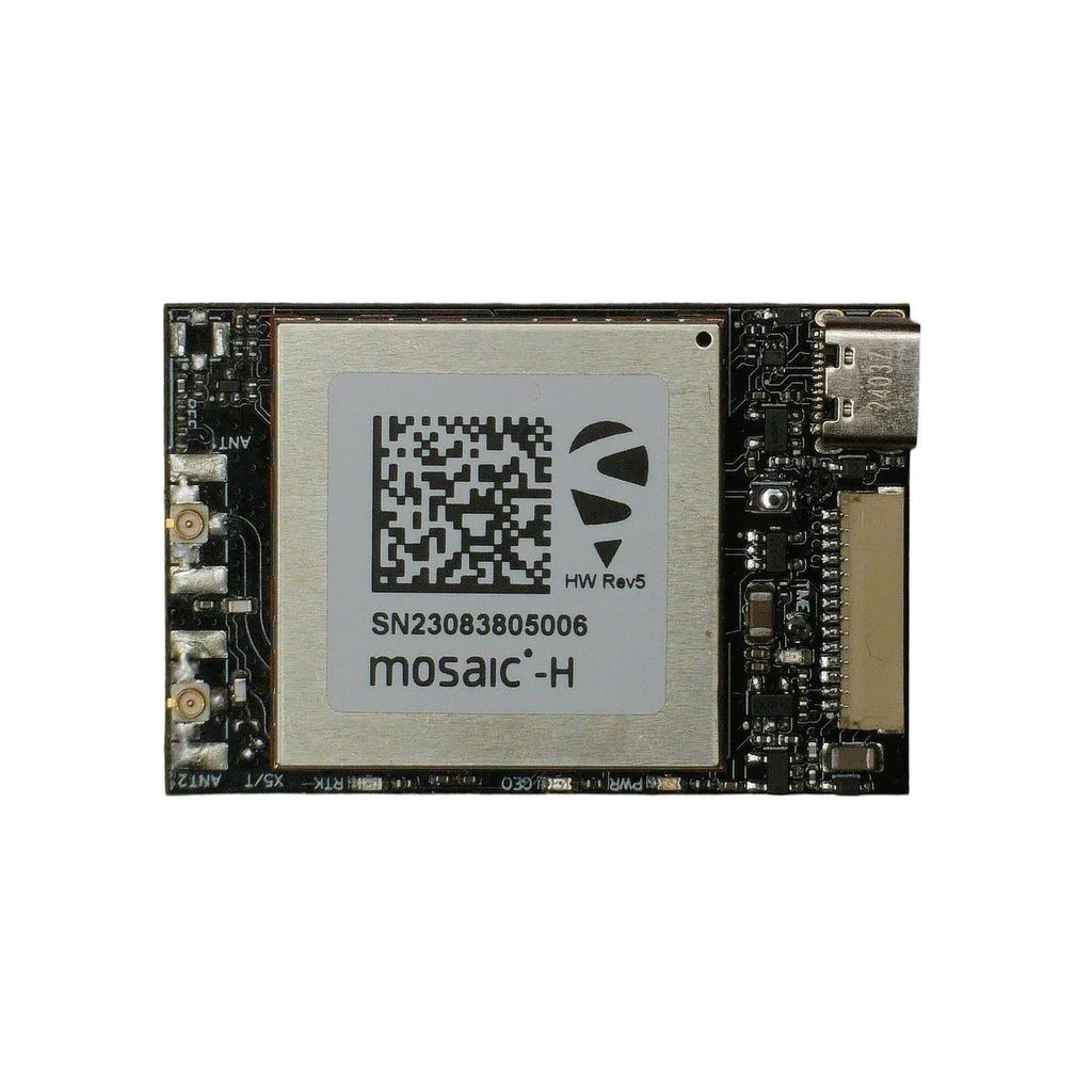 mosaic-H Dual Channel RTK InCase PIN GNSS receiver board with JST and USB C - Image 2