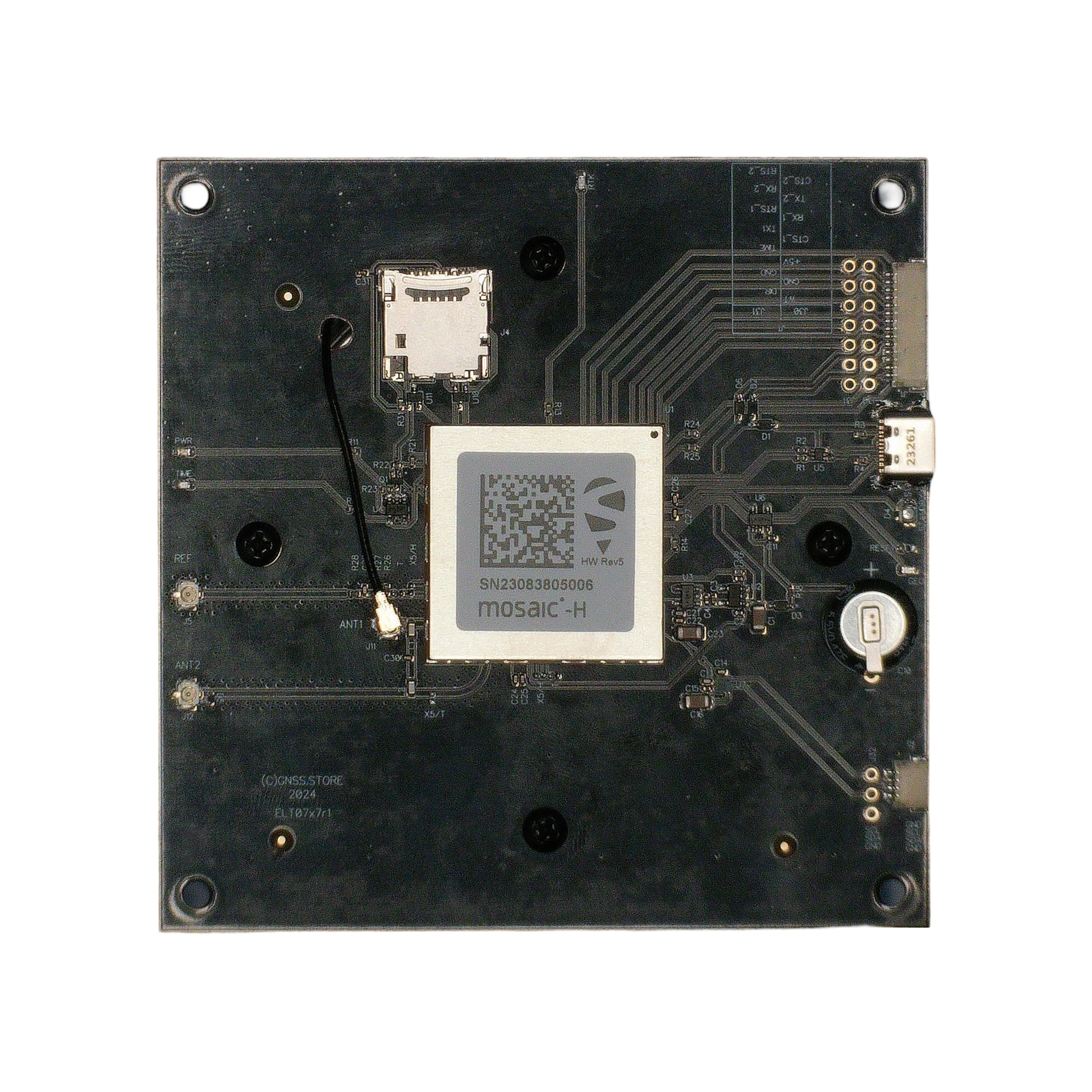 mosaic-H Dual Channel receiver board with Multiband antenna, SD card and LIS3MDL - Image 2