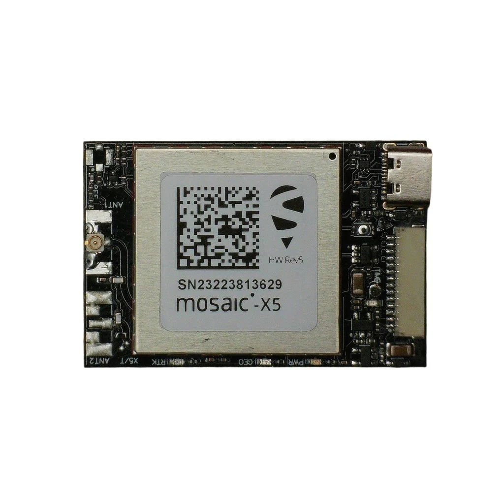 mosaic-X5 RTK InCase PIN GNSS receiver board with JST and USB C - Image 2