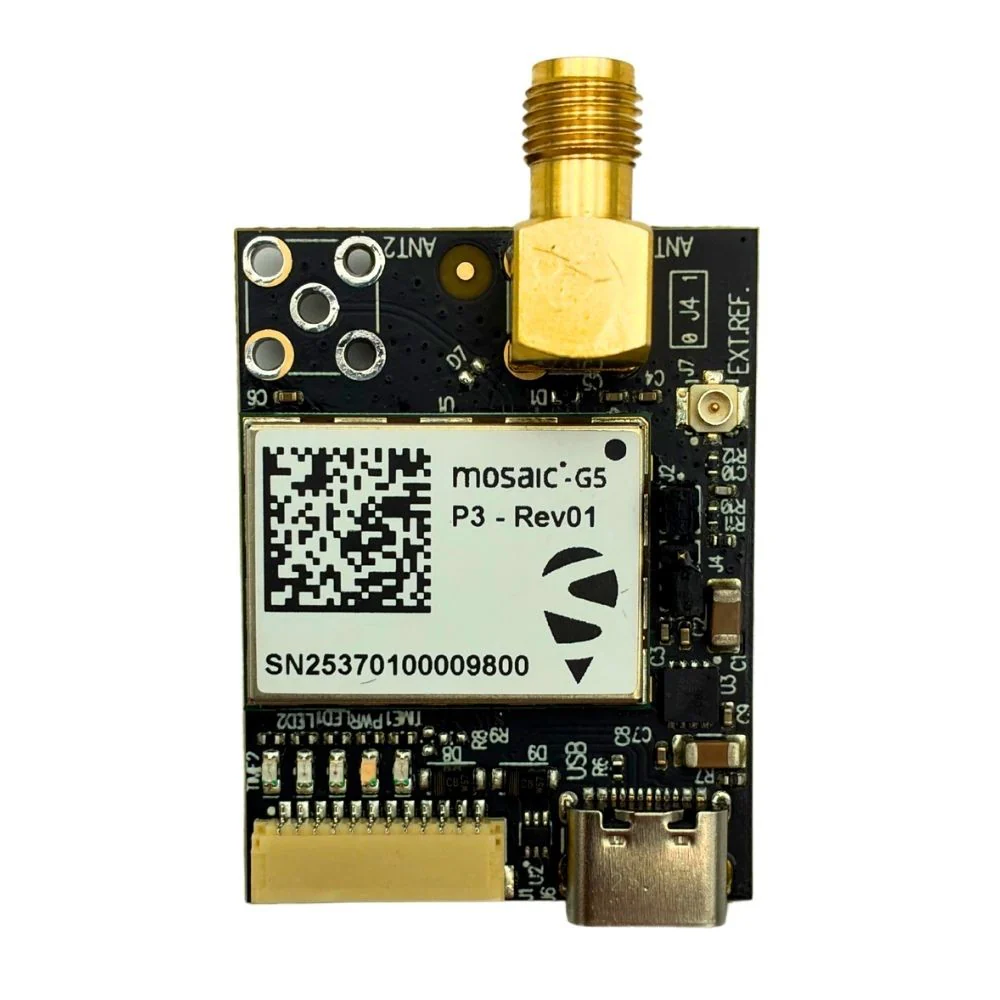 mosaic-G5 RTK InCase PIN GNSS receiver board with USB and JST - Image 2