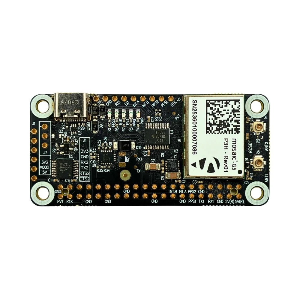 mosaic-G5 P3H Dual Channel RTK GNSS Raspberry PI HAT - Image 2