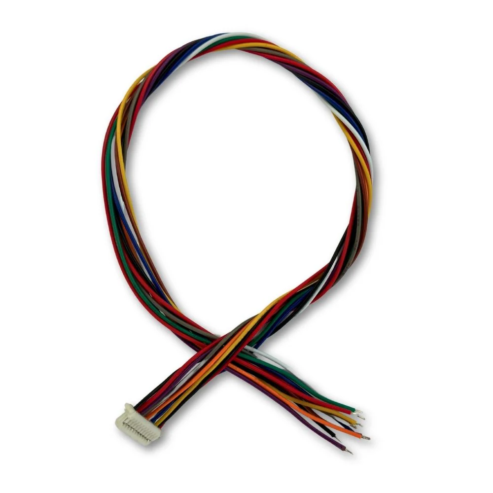12 pin to open end JST SH Wire Assembly